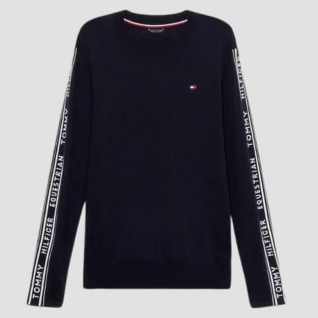 TOMMY HILFIGER Seattle Jacquard logo pullover 